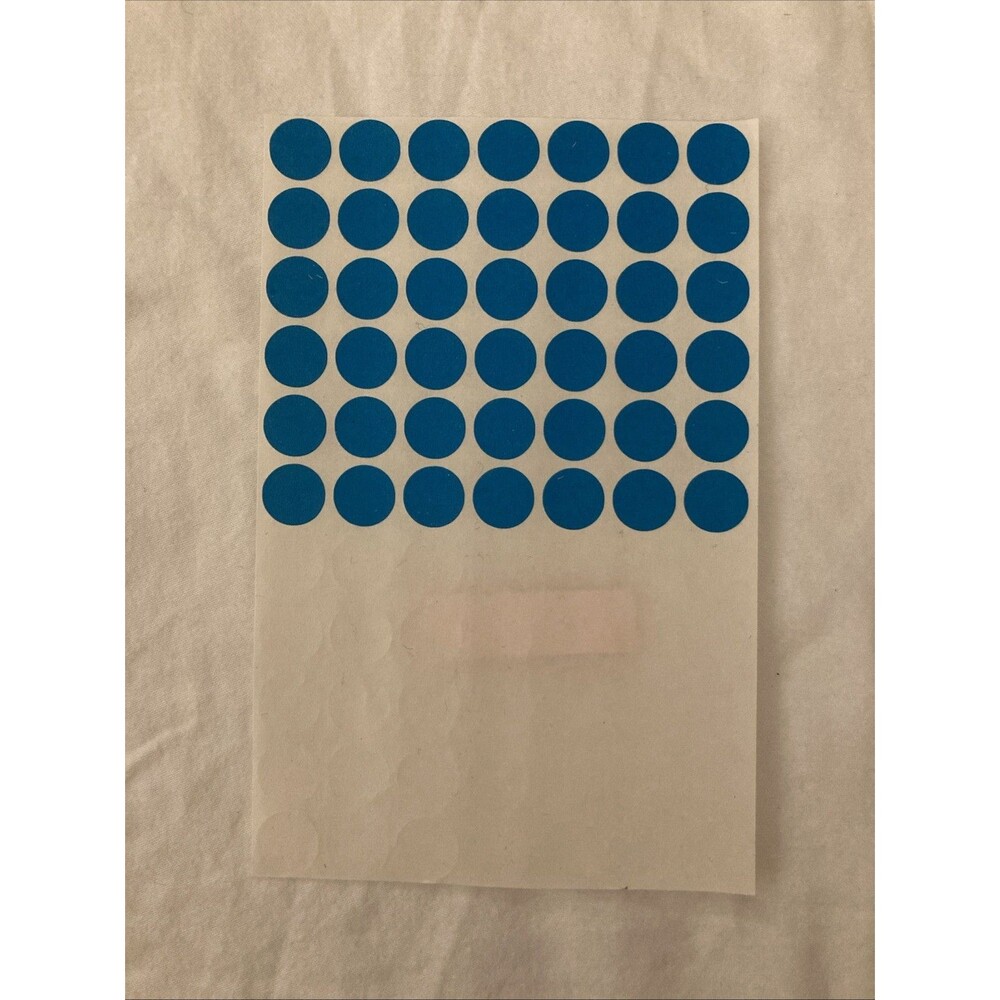 Unbranded Color Coding Labels | Blue | 42 Labels